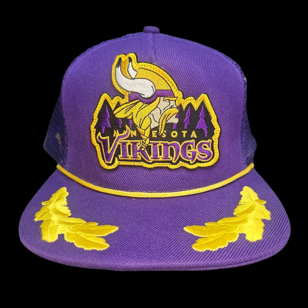Purple and Yellow Minnesota Vikings Cap